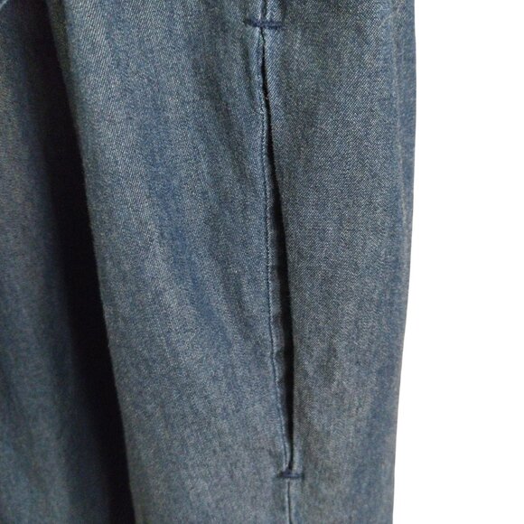 Lanz of Salzburg Bon Voyage Chambray Nautical Sailor Dress Like New Size Large - Picture 7 of 10